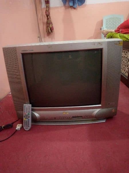 LG tv my home used semi flat turbo sound original condition 20 inch 1