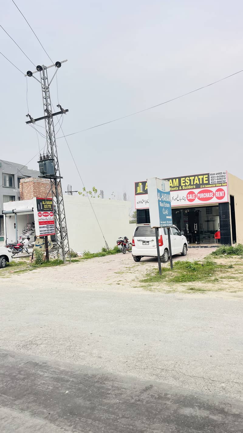 10 MARAL RESIDENTIAL PLOT AVAILABLE FOR SALE IN PUNJAB BLOCK CHINAR BAGH READY To CONSTRUCTION 5