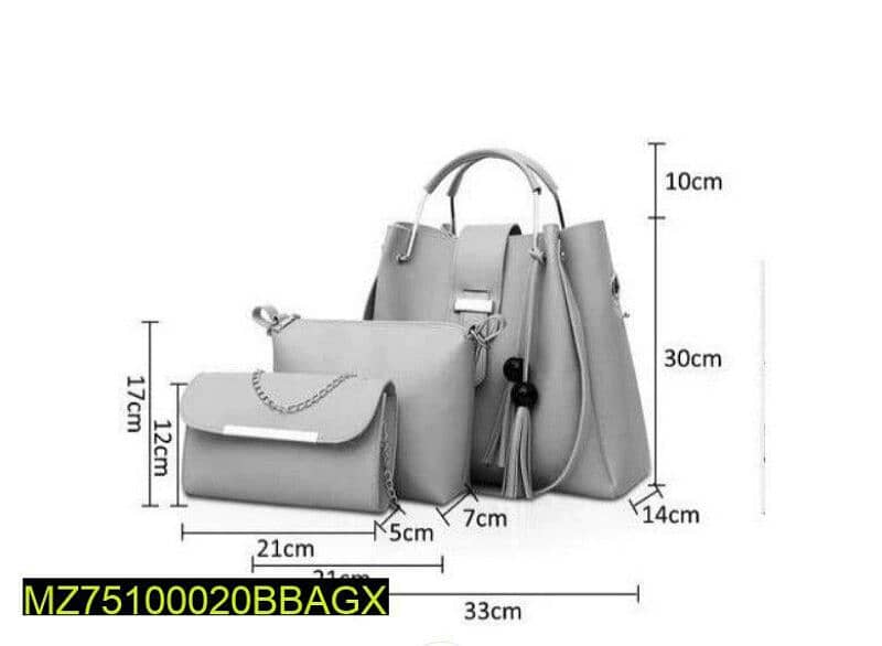 Woman's leather plain shoulder bags 0