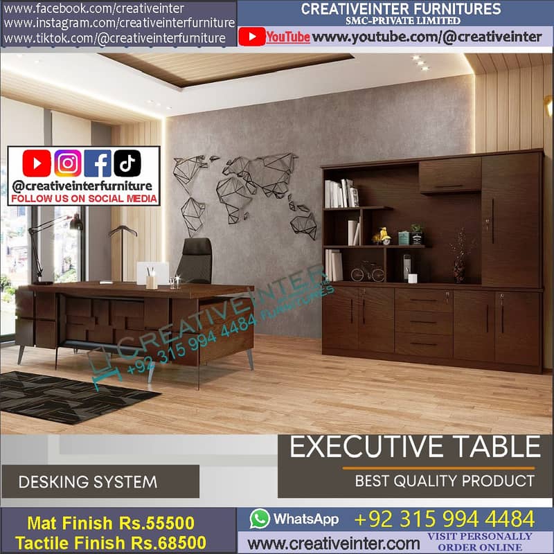 Office table Executive Chair Conference Reception Manager Table Desk 16