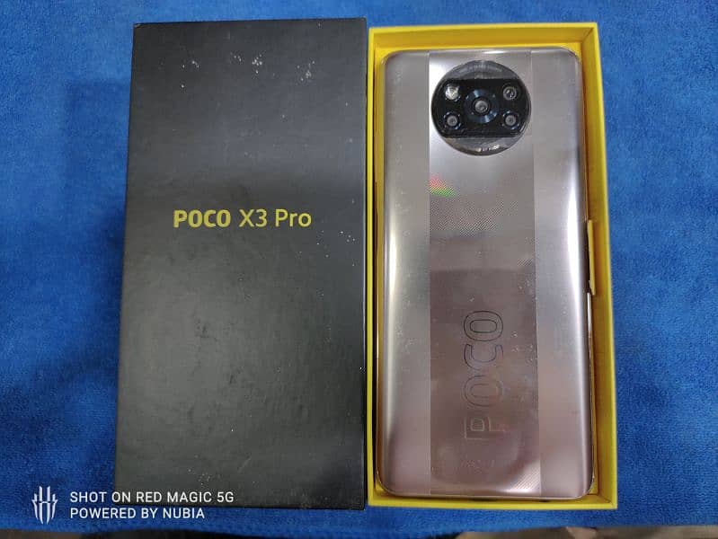 Poco x3 pro 8+3/256gb with box charger condition 10/8.5 1
