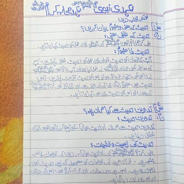 writing assignment in Urdu and English 6