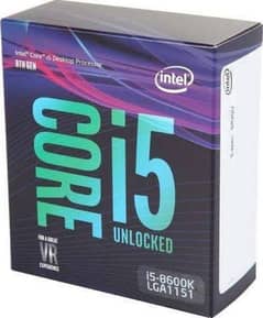 intel Core i5 8600k with Motherboad Ram