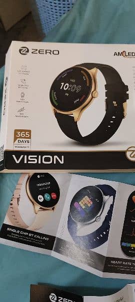 Zero Lifestyle VISION (Black/Golden) Smartwatch 4