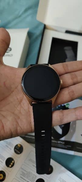 Zero Lifestyle VISION (Black/Golden) Smartwatch 6