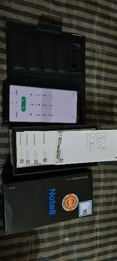 Samsung galaxy note 8 Duall sim 6/64gb approved with box