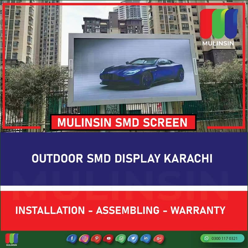 Outdoor SMD Screen Installation in  Pakistan | Fine-pitch SMD displays 6