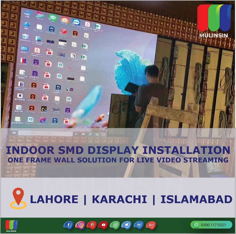 Outdoor SMD Screen Installation in  Pakistan | Fine-pitch SMD displays 7
