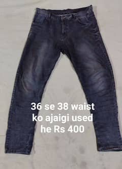 3 jeans 35 36 waist ko aigi used clothes