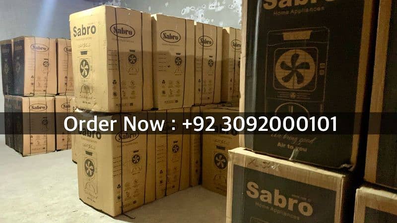 Inverter Moter Sabro Air Cooler 2024 Fresh Stock Pure Plastic Body 1