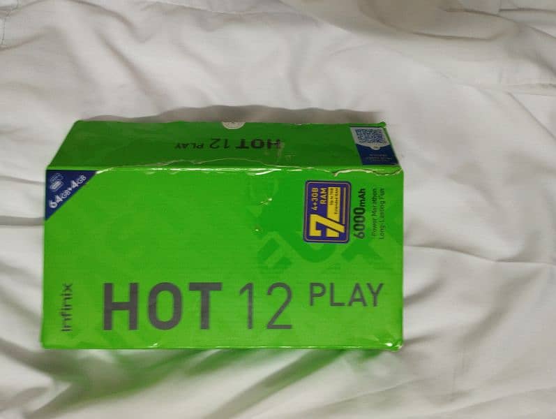 infinix hot 12 play. In Warranty. lush condition. 1