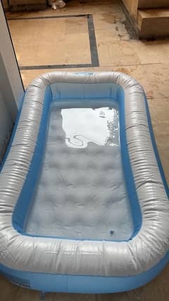 Kids Swimming Pool (Rectangle Shape) With Pump