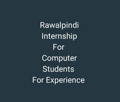 1 Hour daily internship for fresh students in Rawalpindi 03005026337
