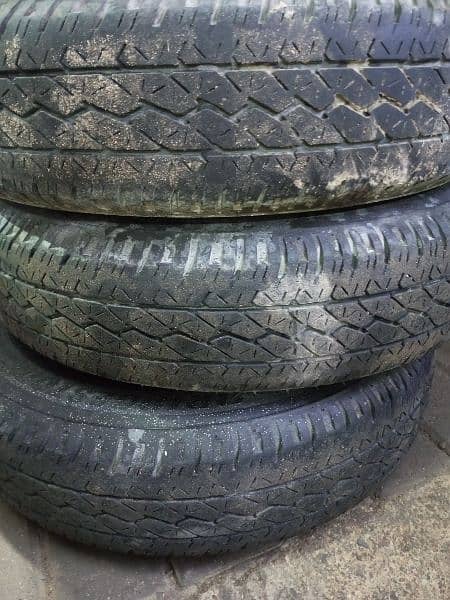 bridgistone used tyre 145R12 average condition argent sale 7