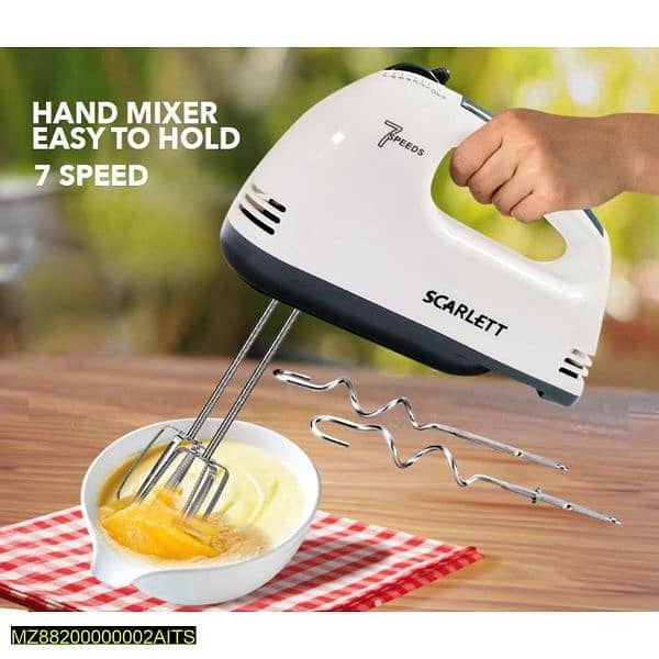 Hand Mixer is Compact, safety, convenience 0
