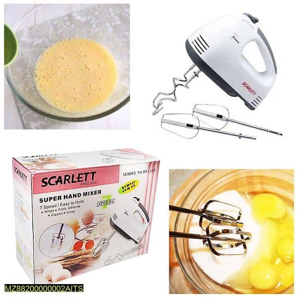 Hand Mixer is Compact, safety, convenience 2