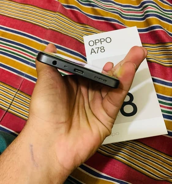 Oppo A78 8gb And 256gb with box 2