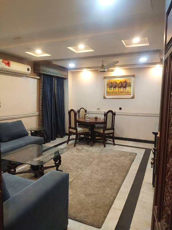Fully furnished studio flat or Apartment available for rent near ucp University or Emporium Mall or shaukat khanum hospital or LDA office or hockey stadium 8