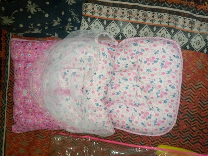 Baby Carry Nest / Bed With Mosquito Net Special Soft Stuff 2