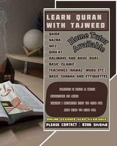 Quran Teacher Available