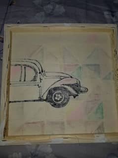 painting of car