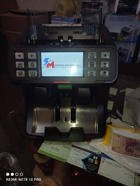 Cash counting machines,Mix note counter 100% fake detection Pakistani 9