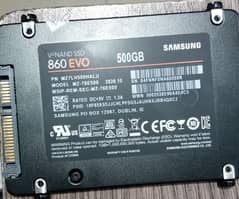 Samsung 500Gb ssd 860 Evo 0
