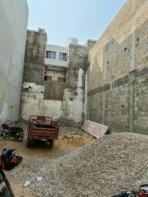 120 Sq Yard Ground + One Room on Top West Open LEASED house for sale in SAADI TOWN SCHEME 33 4