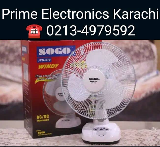 Rechargeable Emergency Fans 11