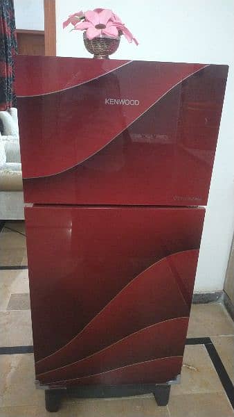 Kenwood Refrigerator 22257 Glass Door MRG Maroon Persona Plus Series 5