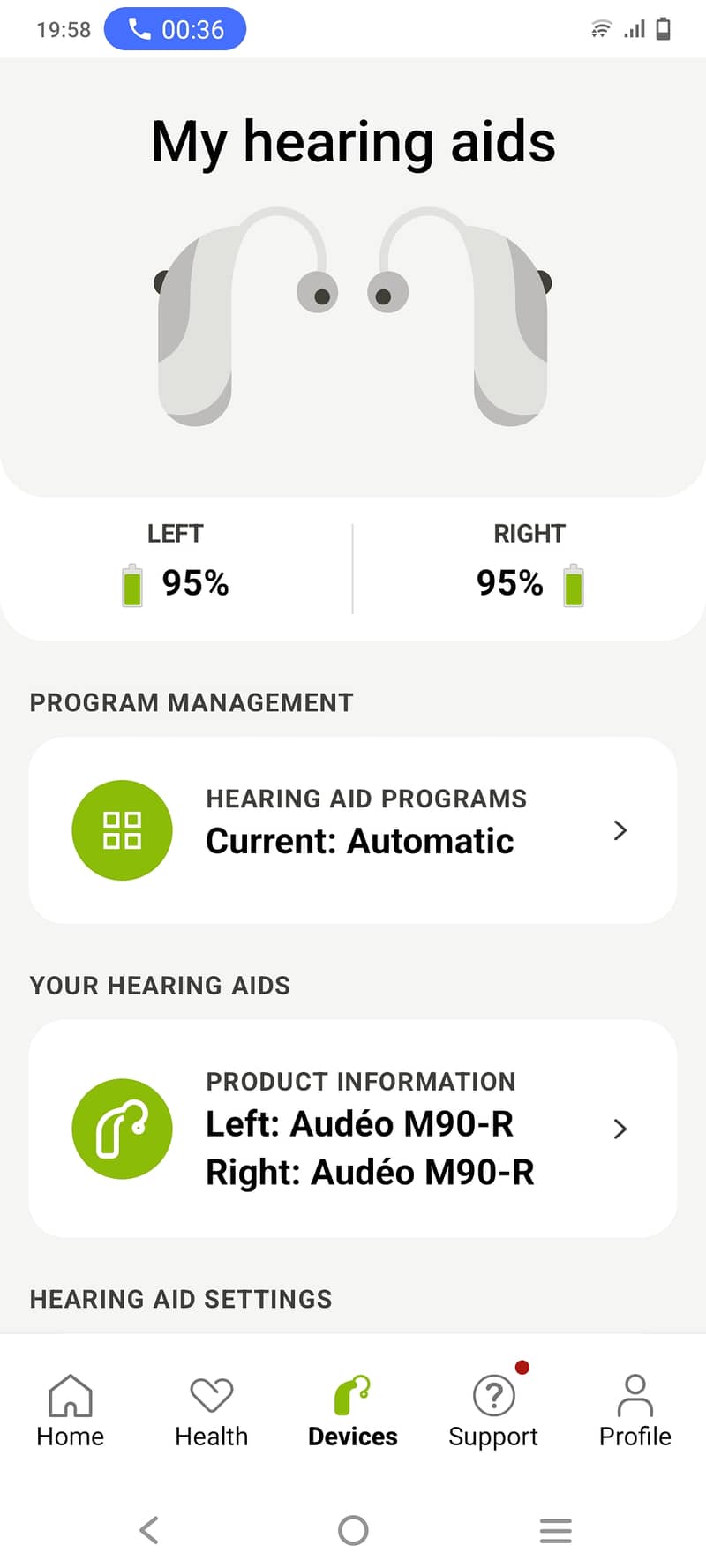 Phonak M90 hearing aids with charging box imported 5
