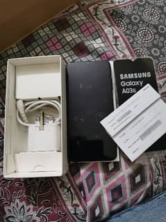 Samsung a03s 4GB ram 64GB memory with box charger