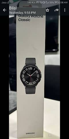 Samsung galaxy watch 6 classic 43mm 0