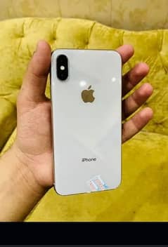brend new phone I phone x Pta Approved water pack batry health 83. . .