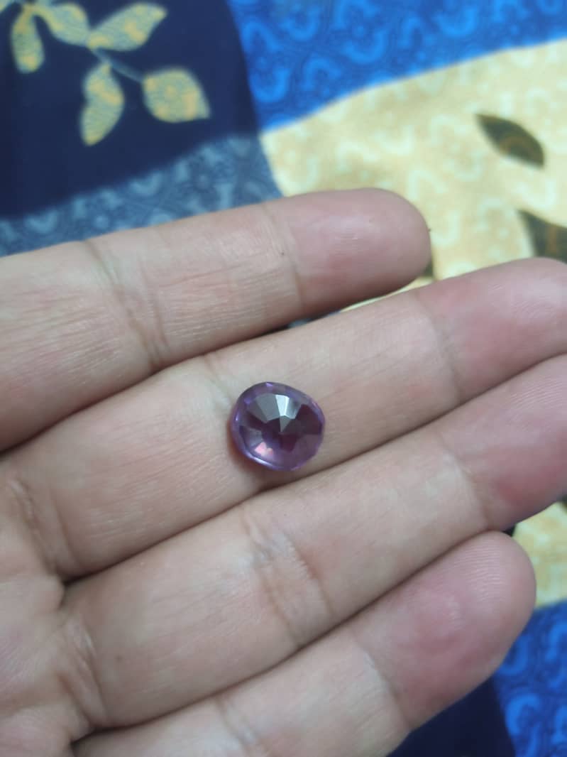 Stone Purple Sapphire 1.69 carat 1
