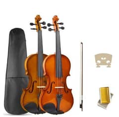 4×4 size High quality wooden violin available