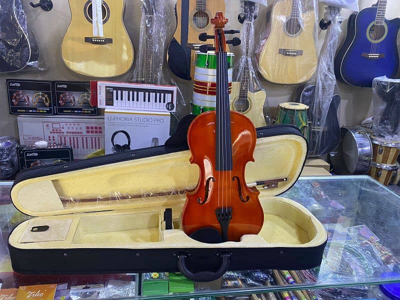 4×4 size High quality wooden violin available 1