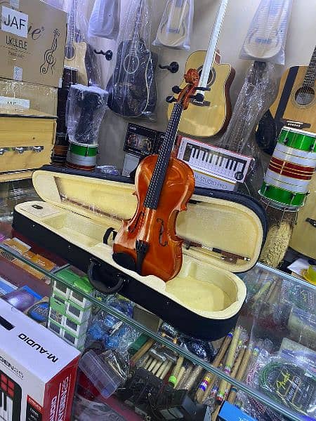 4×4 size High quality wooden violin available 3