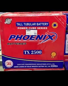 Tall Tubler Battery Phoenix 2500