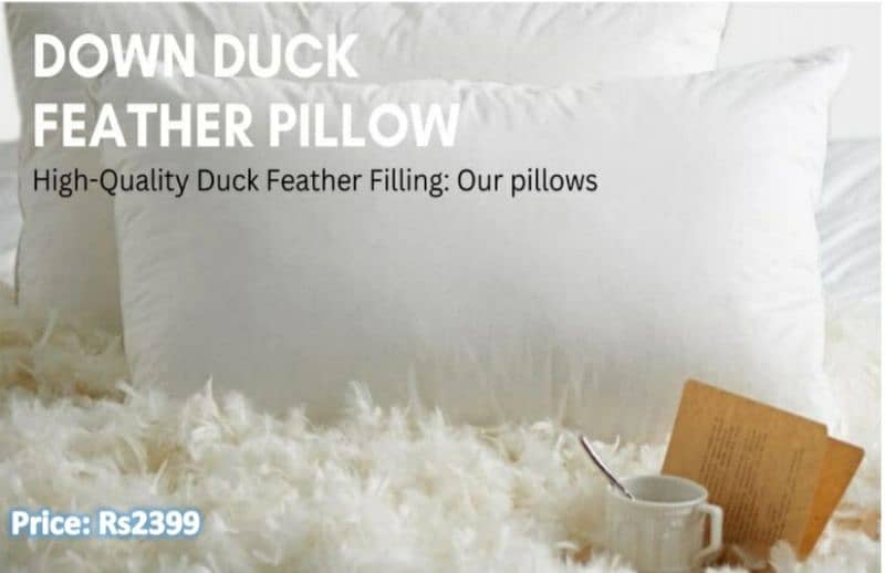 Ultra soft Duck feather pillows 0