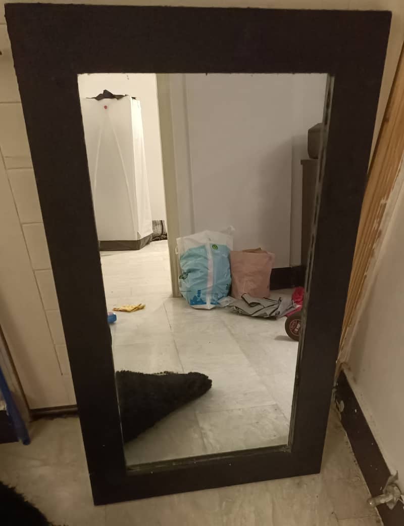 Large Mirror, painted Black 3