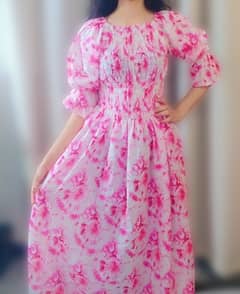 Floral Maxi Imported Dress