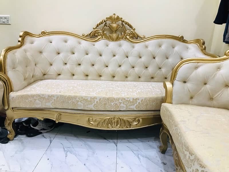 Pure Wood Luxury Sofa Set 4