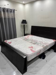 Bed set along with Mattress, Double Bed, Double Spring Mattress