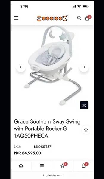 Graco Automatic Swing and Rocker - Like New! 5