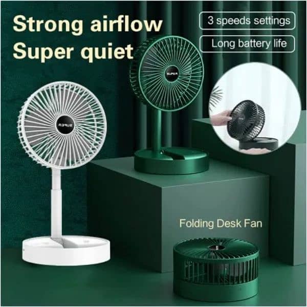 Rechargeable mini Fan with 3 modes 3