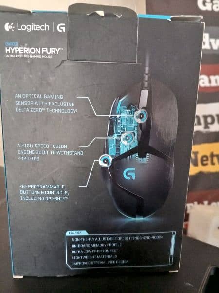 Logitech g403 gaming mouse original Hyperion fury 1