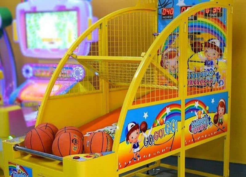 Basketball Game Playland coin operating token games Airhockey football 0