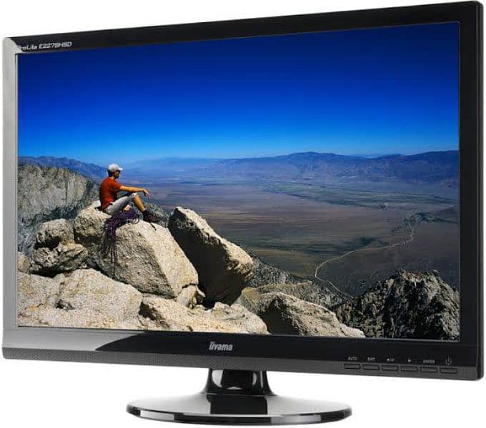 22 inch led monitor black wide full hd 1920x1080 1