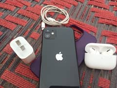 iPhone 11 Waterpack 64gb Original Charger + Airpords Available forsale